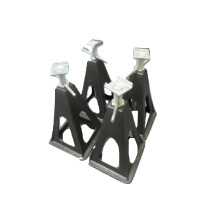 Caravan Stabilizing Jack Stands - Set of 4 (750KG Adjustable Supports)
