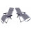 Zero Gravity Reclining Garden Chairs x2 (Folding Sun Lounger Patio) 1