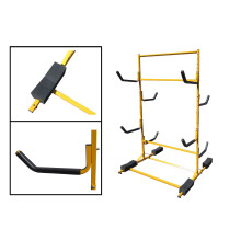 Kayak Canoe Sup Free Standing Storage Rack - Holds 6 Watersport Items
