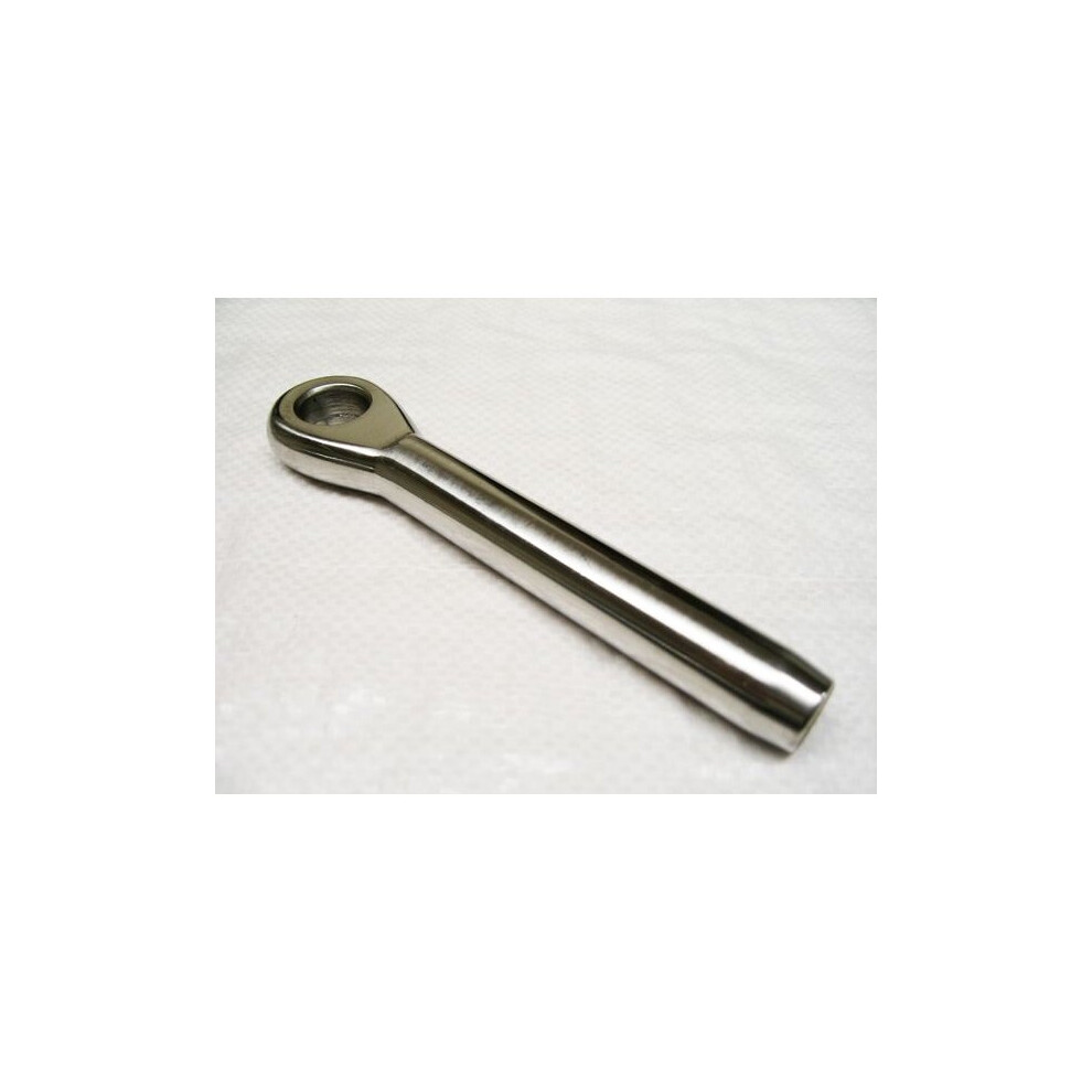 Mini Swage Eye Terminal Stainless Steel 3Mm (Wire Rope Cable Rigging) 707152585590