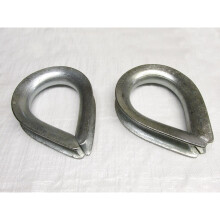 X2 48MM Galvanised Thimbles To BS464 - Lifting Heavy Duty Galv 1 14/16 Inch