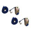 Ratchet Strap 25MM 0.8T 5M X2 (Tie Down Heavy Duty Cargo J Claw Hook) 1