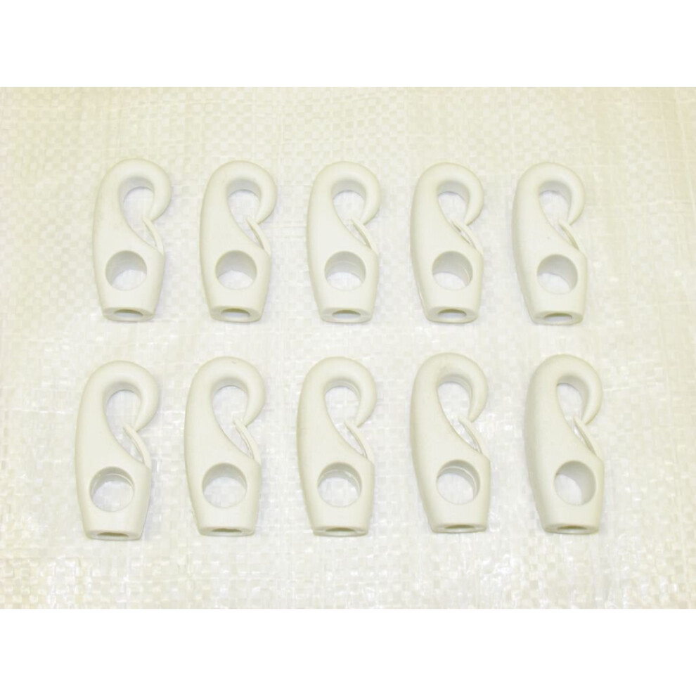 X10 10Mm Nylon Shock Cord Hooks - Bungee Cord Attachment Fitting 600988480582