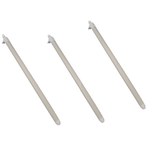 3 x Windbreak Tension Rods - Adjustable Straighten Stretch Bar