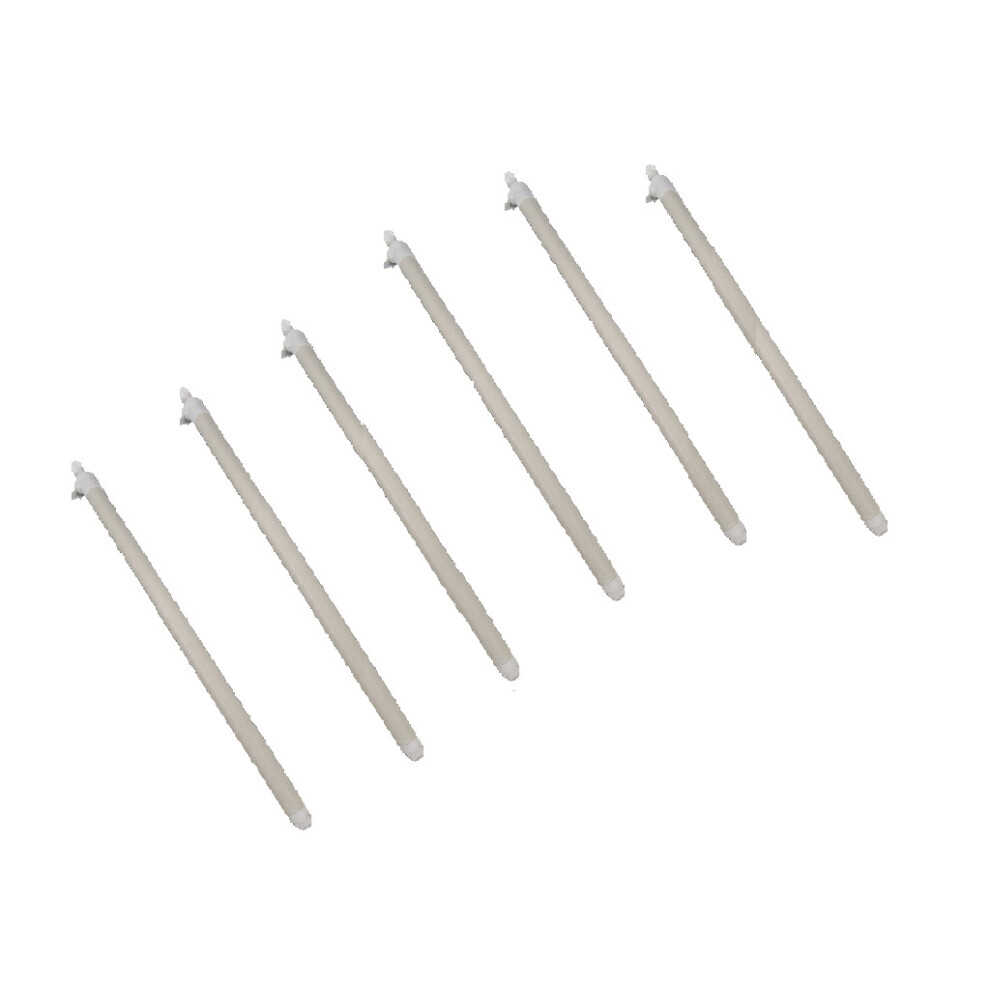 6 x Windbreak Tension Rods - Adjustable Straighten Stretch Bar