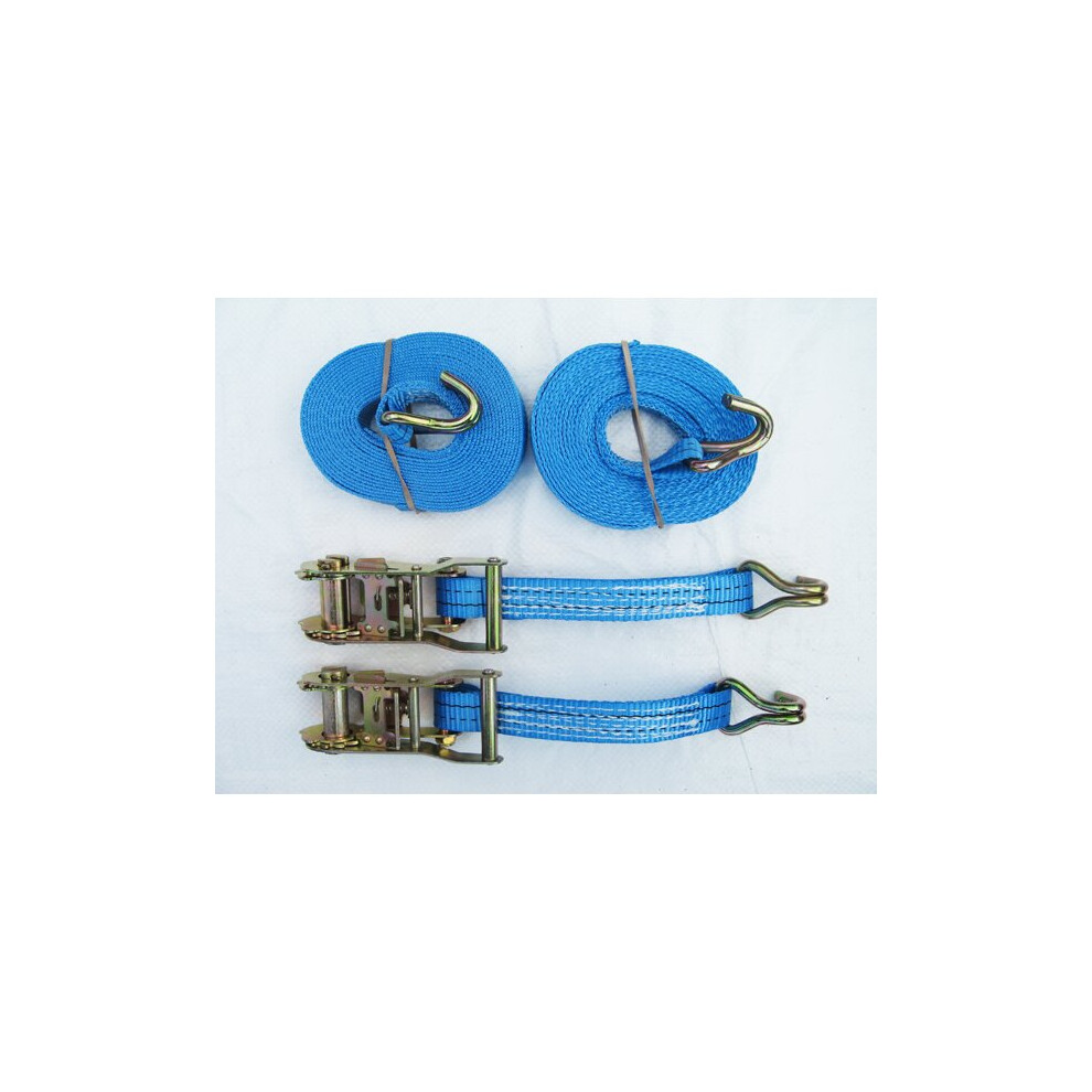 Tie Down Ratchet Strap 1.5T 5M X 25Mm X2 (Cargo Lashing Load J Claw) 600988493797