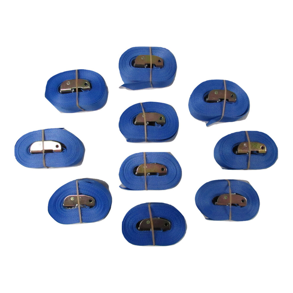 Cambuckle Tie Down Straps 35Mm 800Kg 8M X10 (Lashing Strap Secure) 600988485099