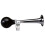 Raleigh 9" Bulb Horn  Silver 1