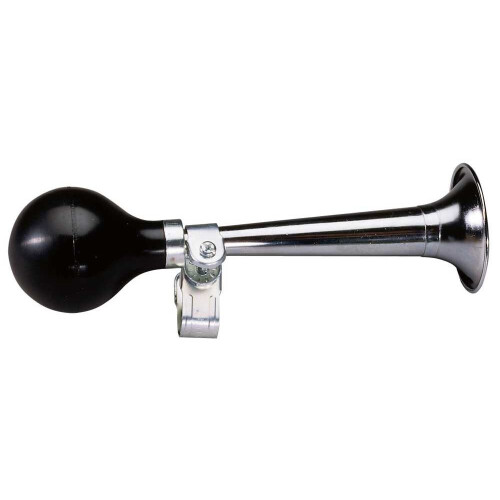 Raleigh 9" Bulb Horn  Silver