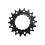 KMC: Ebike Sprocket For Gen 2 Bosch Systems 1/2"x1/8" - Black - 18T 1