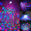 Disco Changing Bulb Lamp 3W E27 RGB Crystal Ball Auto Rotating LED Stage Light 7