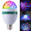 Disco Changing Bulb Lamp 3W E27 RGB Crystal Ball Auto Rotating LED Stage Light 1