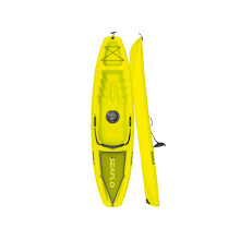 Sit On Top Single Person Kayak (2.7M Paddling Solo 125KG Yellow)