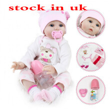 22" Reborn Baby Doll Lifelike Soft Silicone Realistic Real Life Doll