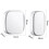 (1 Transmitter+2Receiver ) Wireless Doorbell Visitor Reminder 36 Sound Hang 2