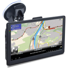7" Sat Nav Car Truck HGV GPS Navigation Free POI UK Maps Speedcam