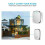 (1 Transmitter+2Receiver ) Wireless Doorbell Visitor Reminder 36 Sound Hang 6