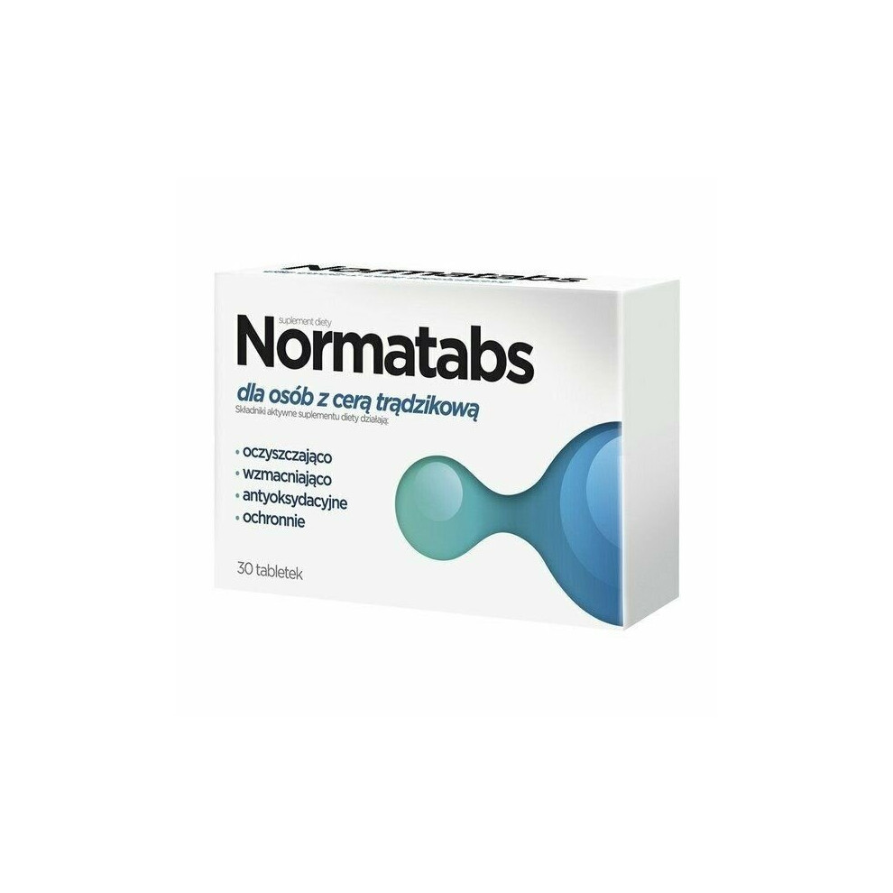 NORMATABS 30 tab Aflofarm acne skin na cere tradzikowa