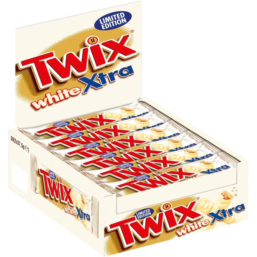 Twix Extra Limited Edition Chocolate Bars 75G - Original (5) White