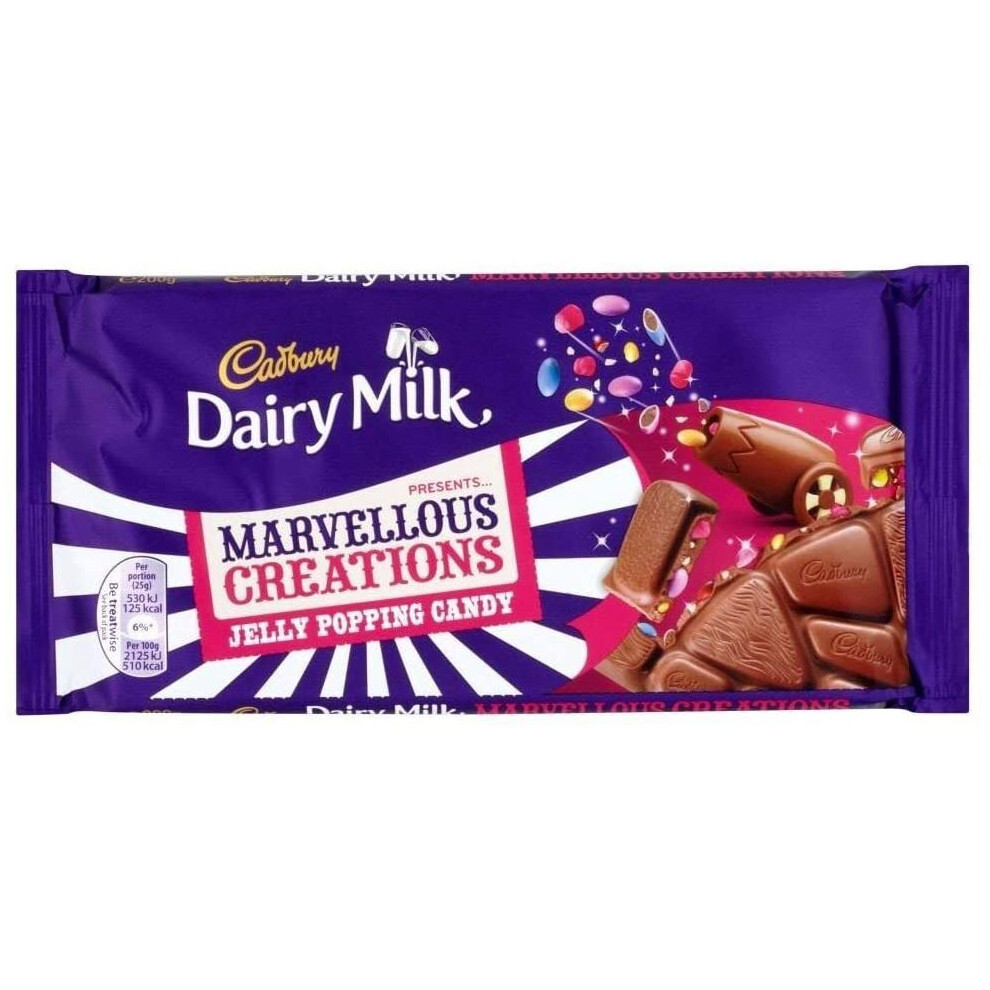 Cadbury Dairy Milk Marvellous Smashables Chocolate Bar, 180 g