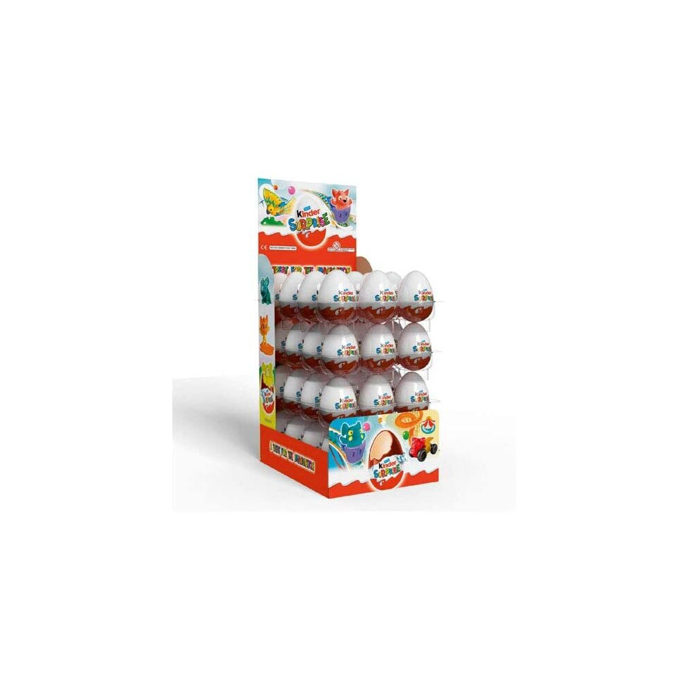 Kinder Surprise Chocolate Eggs Case Of 48 - Milk Chocolate Shell With A Surprise Toy In Every Egg