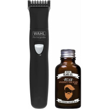 Wahl újratölthető vezeték nélküli szakállhajvágó és 30 ml-es szakállolaj készlet