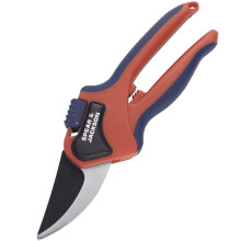 Spear & Jackson Razorsharp Advantage - Large Carbon Steel Bypass Secateur - Red