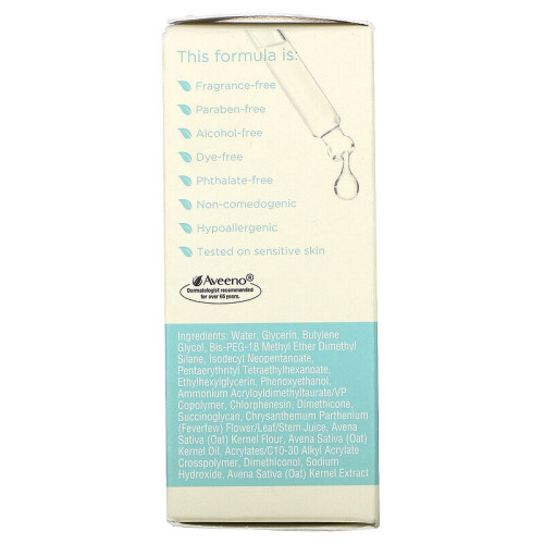 Aveeno Aveeno Calm + Restore Sérum Hydratant Triple Avoine pour Peau Sensible 2