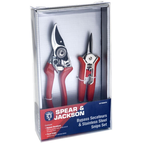 Spear & Jackson Spear & Jackson Secateurs and Snips Set - Ideal for Pruning & Cutting, Twin Set