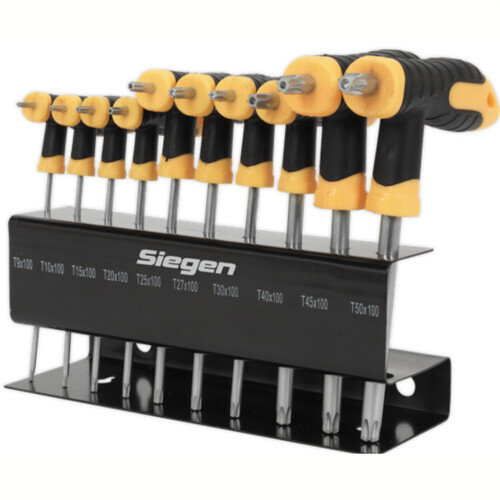 Sealey TRX-Star* Key Set 10pc T-Handle 1
