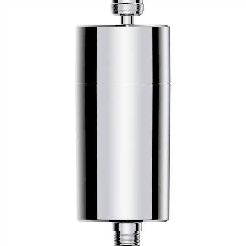Philips Philips In-Line Shower Filter Chrome Compact Removes Chlorine/Impurities, 8L/Min