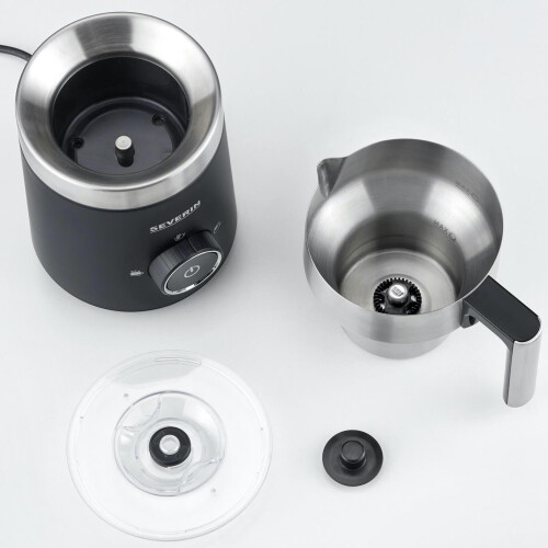 Severin Milchaufschäumer 500w 0.5l Edelstahl/schwarz - sm3585 1