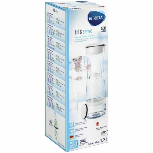 BRITA Brita filterfles en karaf Filterfles wit grafiet - 1 MicroDisc-filter inbegrepen 1