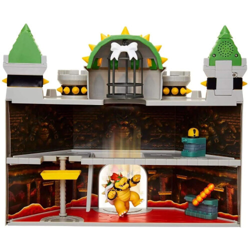 Super Mario Nintendo Super Mario Bros Bowser's Deluxe Castle Action Playset Interactive Game 2
