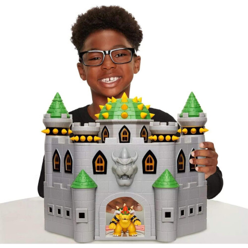 Super Mario Nintendo Super Mario Bros Bowser's Deluxe Castle Action Playset Interactive Game 1