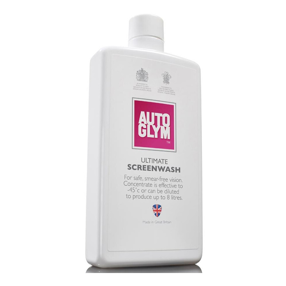 Autoglym Ultimate Screenwash 500Ml Bottle, Highly Concentrated - High Performing