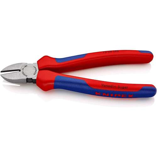 Knipex SIDEBITERTANG 180 MM, BELAGT - KN 70 02 180 1