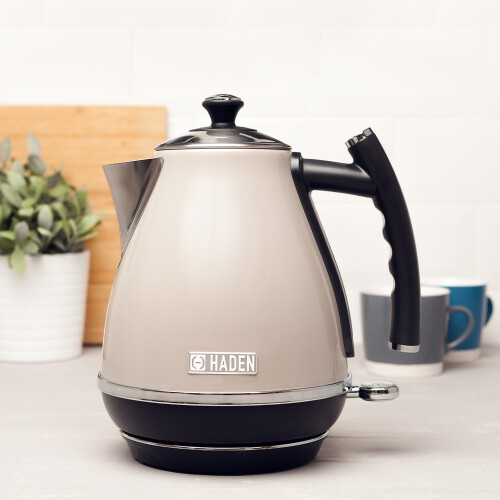 Haden Haden Cotswold Putty Electric Jug Kettle 1.7L Cordless, Removeable Filter, 3000W 1