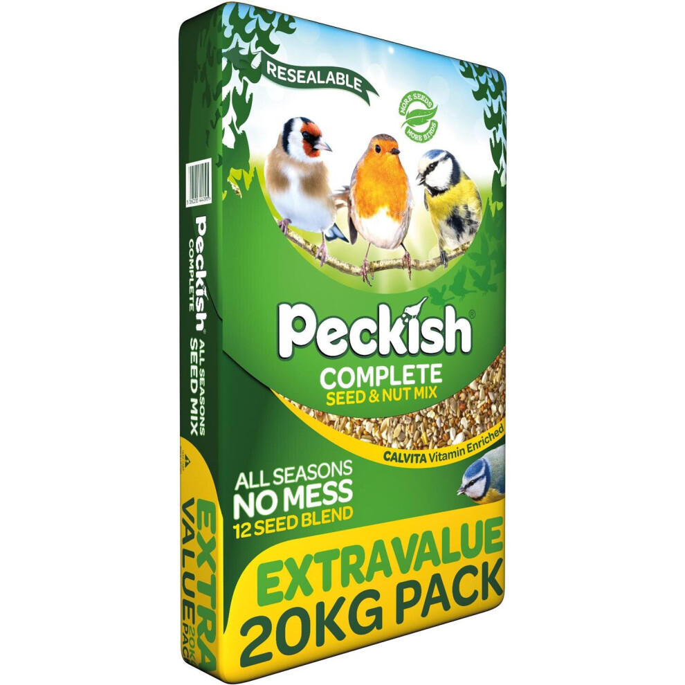 Peckish Complete Seed & Nut Mix | For Wild Birds | 20kg