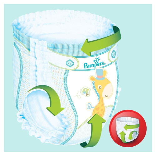 Pampers Baby Dry Nappy Pants Diaper Taped Stretchy Nappies Size 4 5 6 Giga  Pack