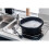 Addis Addis 7.7L Washing Up Bowl - Round Kitchen Sink Basin with Raised Feet - Black 3