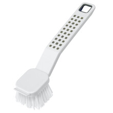 Addis Premium Dish Washing Up Brush, Soft Touch Handle - High-Gloss White & Grey