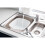 Addis Addis 8L Small Washing Up Bowl Basin Rectangular Scratch & Heat Resistant, White 3