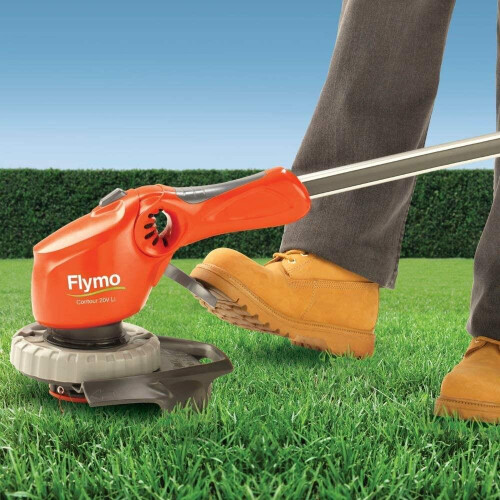 Flymo Contour Cordless 20V Grass Trimmer 20V Li Ion Battery Cutting Width 25cm On OnBuy