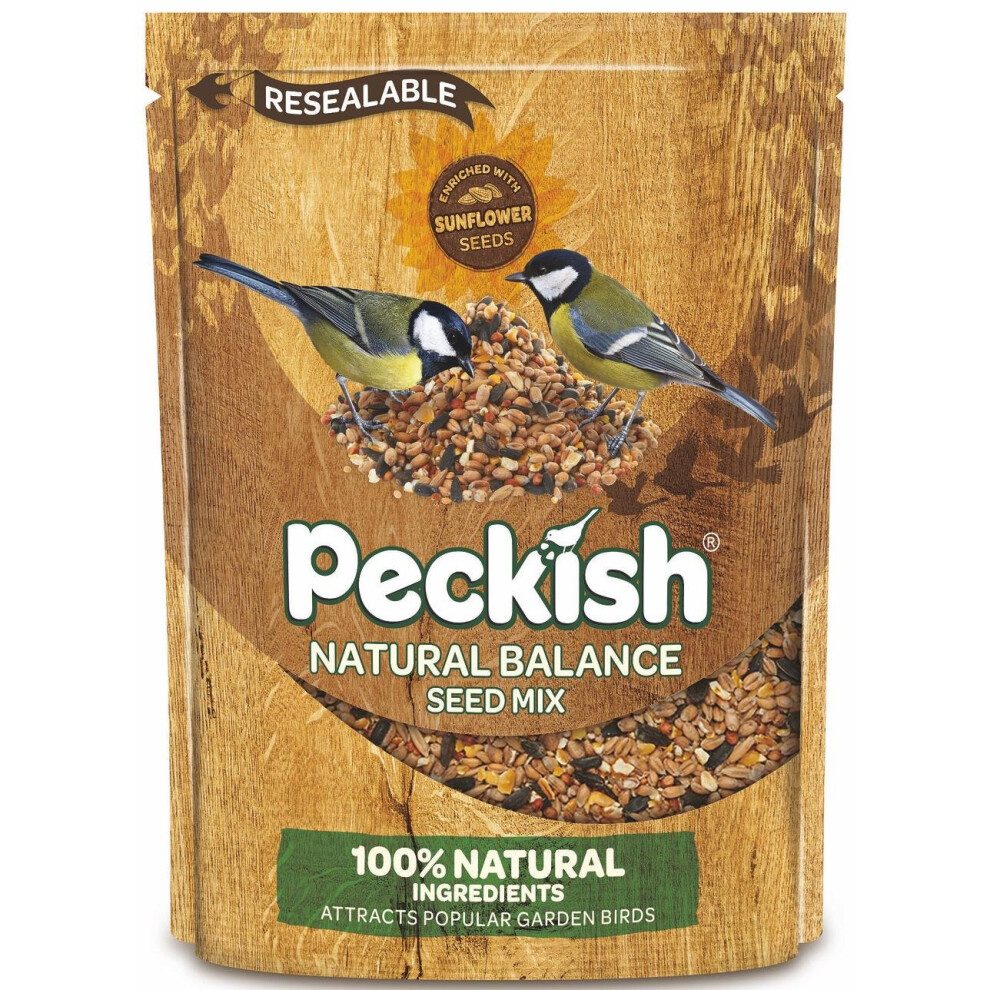 Peckish Natural Balance Seed Mix For Wild Birds, Rich In Sunflower Seeds, 1.7 Kg