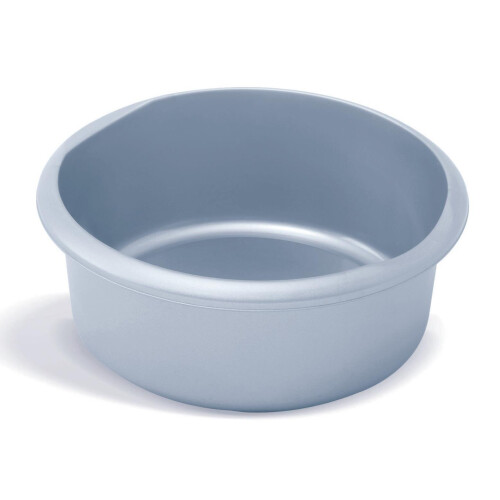 Addis Addis 7.7L Washing Up Bowl Sink Basin Round Rasied Feet - Recycled Plastic, Grey