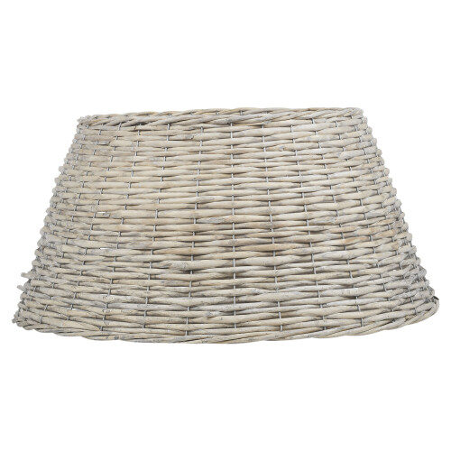 URBN Living (White ) Christmas Willow Wicker Rattan Tree Skirts 1