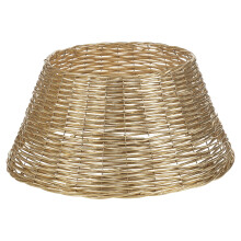 (Gold) Christmas Willow Wicker Rattan Tree Skirts