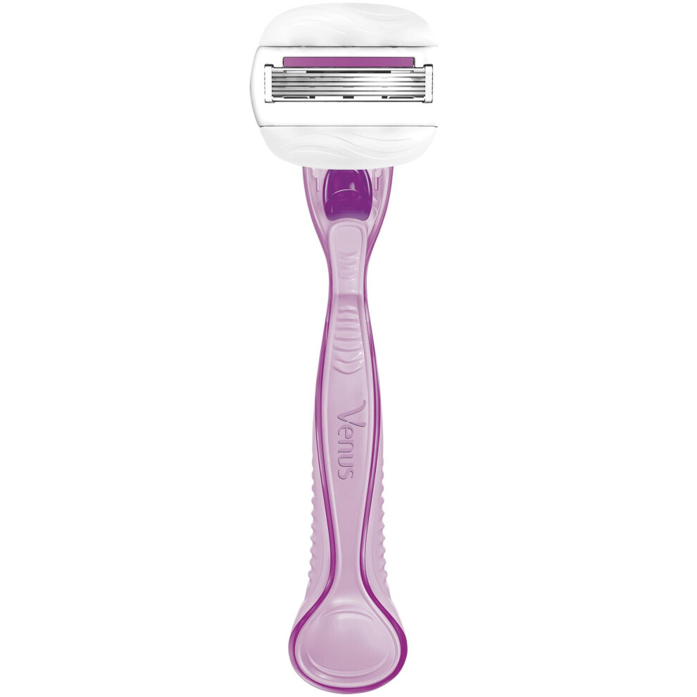 Gillette Venus & Olay Sugarberry Comfortglide Razor with Moisture Bars Soft Grip