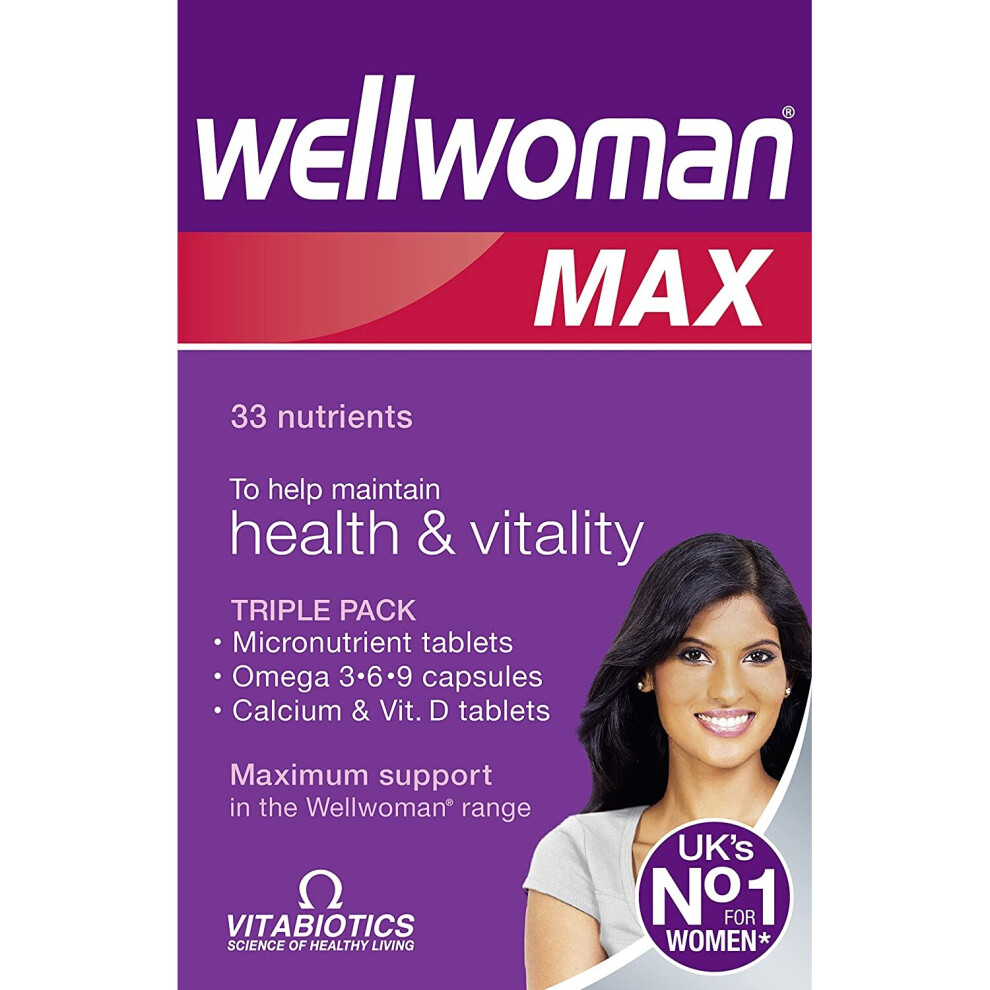 Vitabiotics Wellwoman Max, 84 Capsules